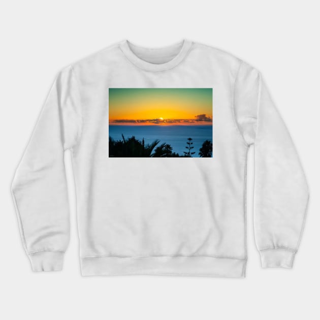 Sunset Tenerife Crewneck Sweatshirt by HammiltenJohn